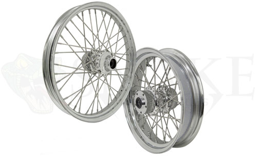 40 SPOKE CHROME WHEELS