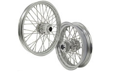 40 SPOKE CHROME WHEELS