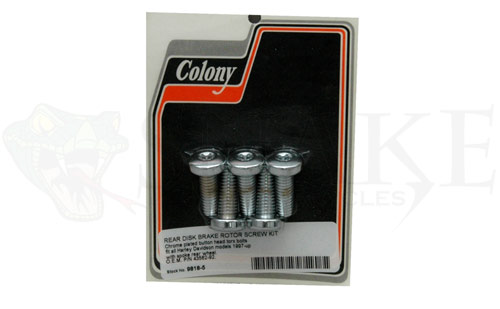 REAR DISCO BRAKE ROTOR SCREW KIT