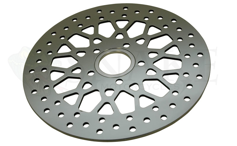 SOLID STAINLESS STEEL POLISHED FRONT OR REAR BRAKE DISCS