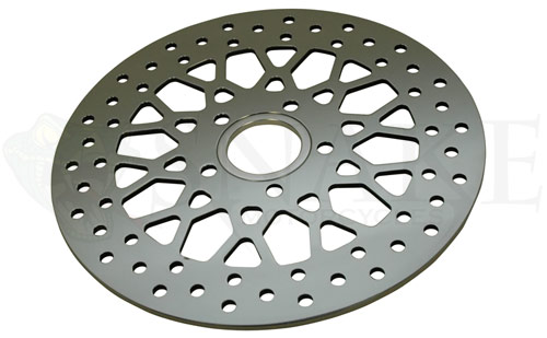 SOLID STAINLESS STEEL POLISHED FRONT OR REAR BRAKE DISCS