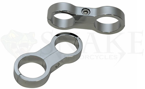 CHROMED ALUMINIUM STAND OFF CLAMPS